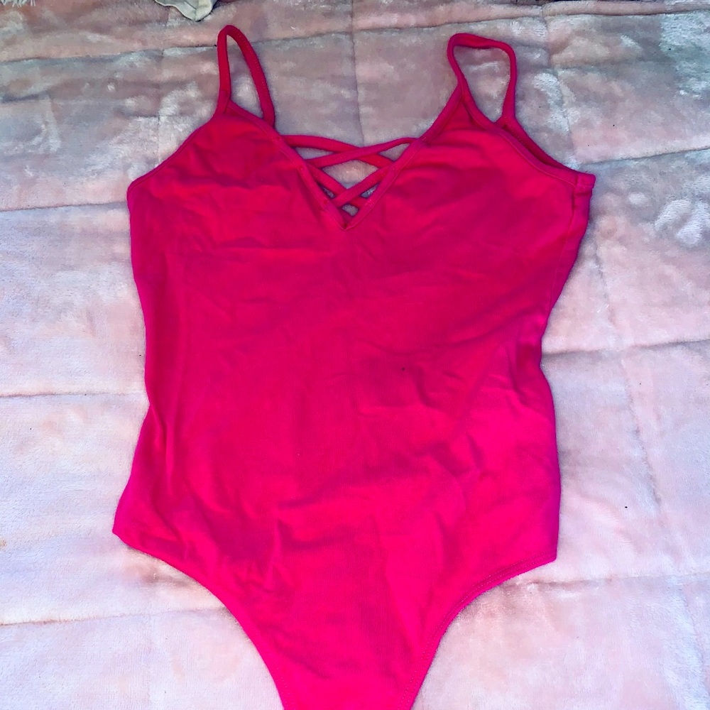 Hot Pink Body Suit